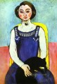 Girl with A Black Cat abstract fauvism Henri Matisse